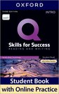 Q SKILLS FOR SUCCESS 3E: INTRO LEVEL READING & WRITING SB WITH IQ ONLINE PRACTIC
