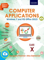 Computer Applications: Windows 7 and MS Office 2013 Book 10