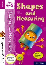 PROGRESS WITH OXFORD: SHAPE/MEASURE AGE 4-5 BOOK/STICKERS