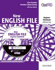 New English File Beginner Workbook with MultiROM Pack