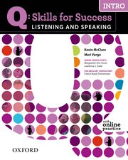 Q Skills for Success Listening and Speaking Intro Student Book with Online Practice