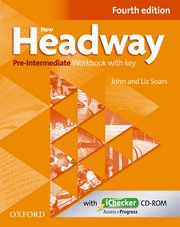 New Headway Pre-Intermediate Fourth Edition Workbook + iChecker with Key