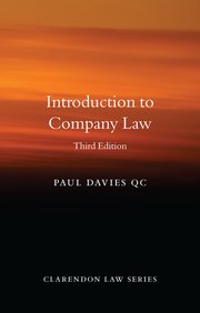 Introduction to Company Law (Clarendon Law Series)