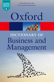 A Dictionary of Business and Management - Sixth Edition