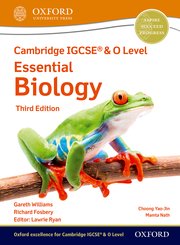 CAIE ESSENTIAL IGCSE BIOLOGY STUDENT BOOK/WEBSITE LINK 3E