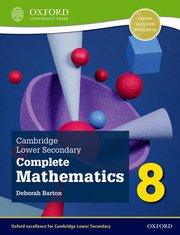 CAIE LOWER SECONDARY MATHS G8 2E STUDENT BOOK/WEBLINK
